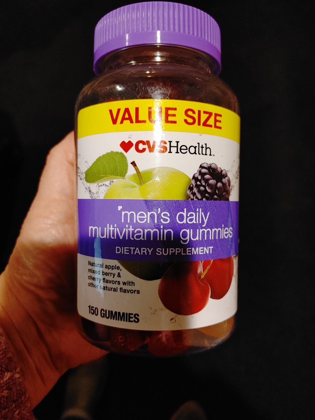 SALE 150 FRESH CVS Men's Daily Multivitamin Gummies Exp 06/2025 Sealed