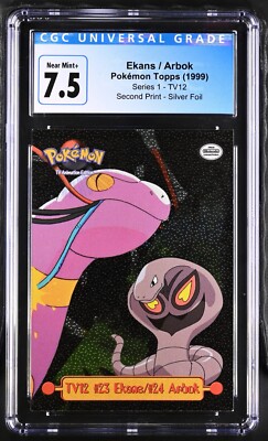 CGC7.5】アーボック 英語 topps chrome POKEMON TV CGC7.5】アーボック