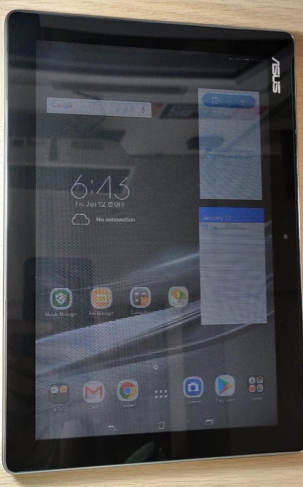 Asus ZenPad 10 P028 16GB Android Version 7.0 Grey WiFi #902A Screen Flickering  - Image 2 of 4