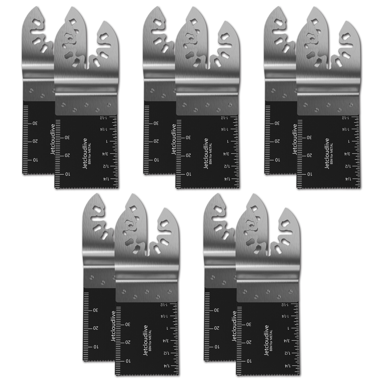 10x Oscillating Multi Tool Blade Saw Blades Wood Metal Cutter For