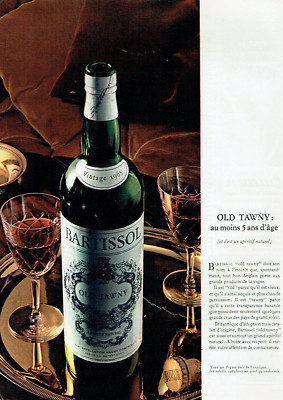 Werbung Advertising 1222 1970 Bartissol Old Tawny 5 Jahre alt