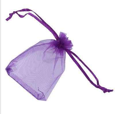 100 pieces 2'' x 3'' MINI Organza Bags Wedding Party Favor Gifts eggplant purple