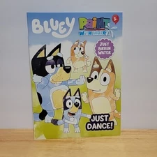 Bluey Paint with Water Just Dance! Activity Book Just Brush Water