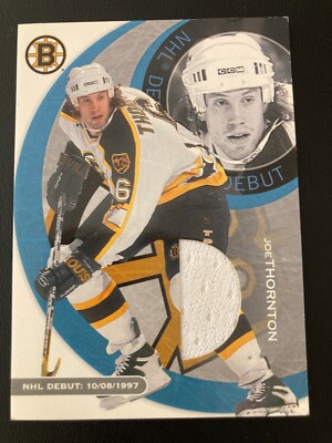 2002-03 ITG Be A Player First Edition NHL Debut Jerseys Joe Thornton (lesen)