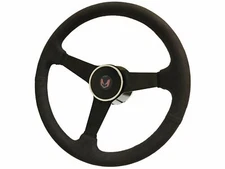 1969-94 Pontiac Red Firebird S6 Deluxe Suede Steering Wheel Kit, Solid