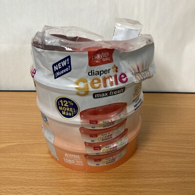 Lot Of (270each) Playtex Diaper Genie Max Fresh Refill Bags, for Diaper  Pails