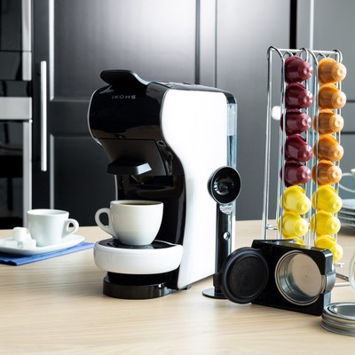 Cafetera Multicápsula y Espresso -compatible dolce gusto, nespresso, café molido