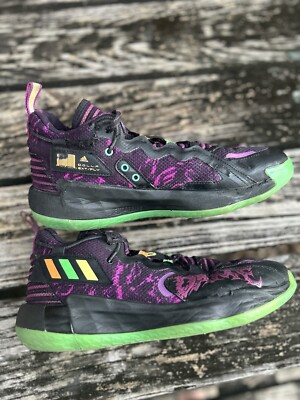 Adidas Dame 7 Extply GCA Halloween Lillard Black Men Basket 