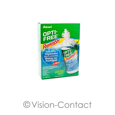 Alcon - Opti-Free RepleniSH - 2x 300ml / 1x Behälter