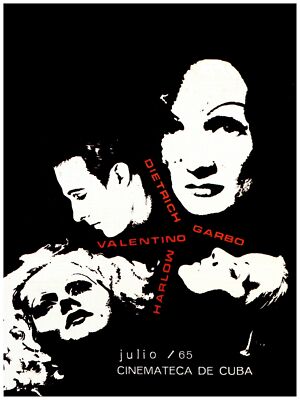 2311.Valentino,Garbo,Harlow,Dietrich star Poster.Home interior design art.