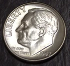 1947 Roosevelt Dime BU  Lot F 181