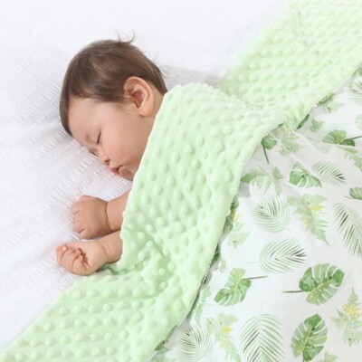 100*80cm Newborn Baby Sleeping Blanket 3D Ewborn Toddler Baby Bedding Blanket
