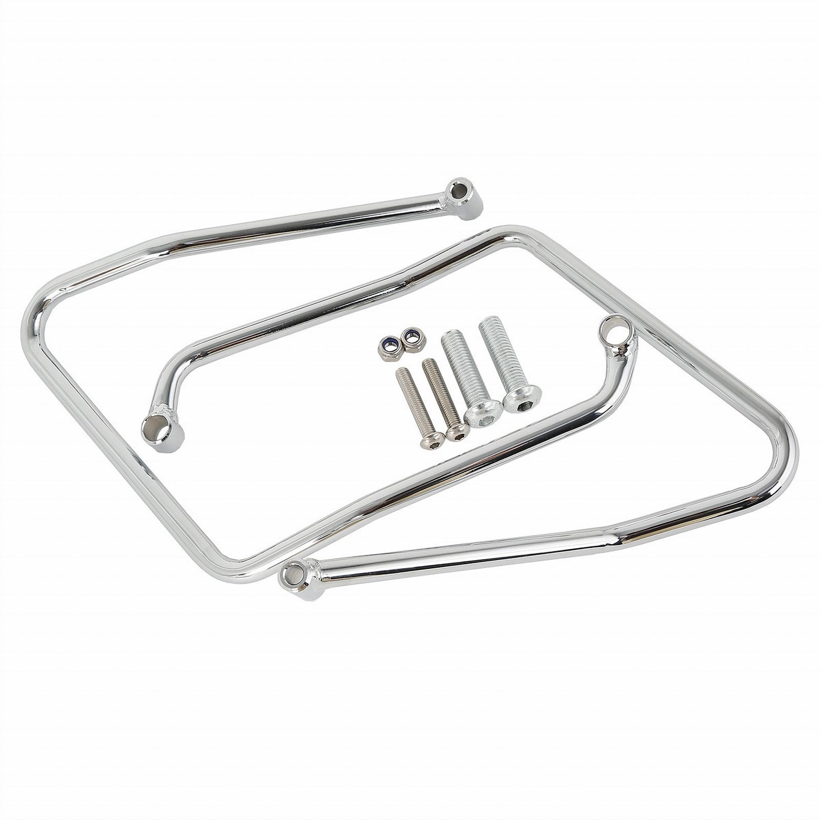 Chrome Saddlebag Support Bracket for Harley-Davidson XL 883 R Roadster 07-07
