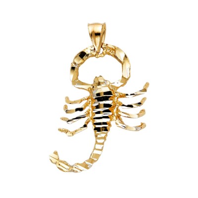 Gold 14K Yellow Gold Scorpion Pendant
