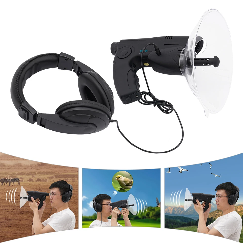 Vogelaufnahme Tiere Beobachtung Hörgerät Mikrofon-Hörgerät Vogelhorchgeräte - Bild 2 von 4