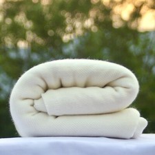Cashmere Blanket "Lhotse", Handmade from Nepal, King Size, Personalizable, Throw