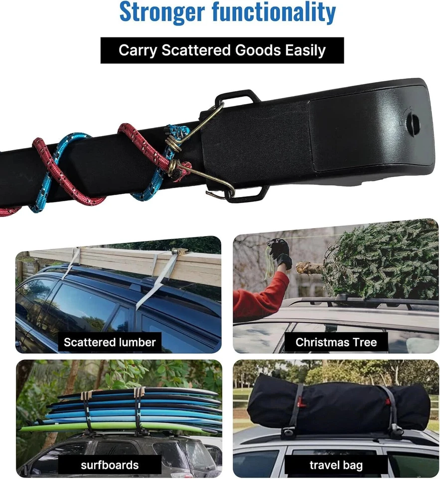 Barras transversales de 260 lb para portaequipajes de techo bloqueable Toyota Sienna 2011-2020 Foto 4 de 4