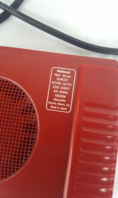 National Hair Dryer Traveller Duel. Voltage Select. DISC 1000 | eBay