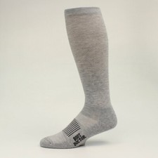 Boot Doctor Men's Over The Calf Grey 2 Pack Cushioned Socks 0412006