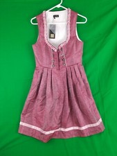 Glory Star Dress Zip Front Size M Burgundy/Pink NWT