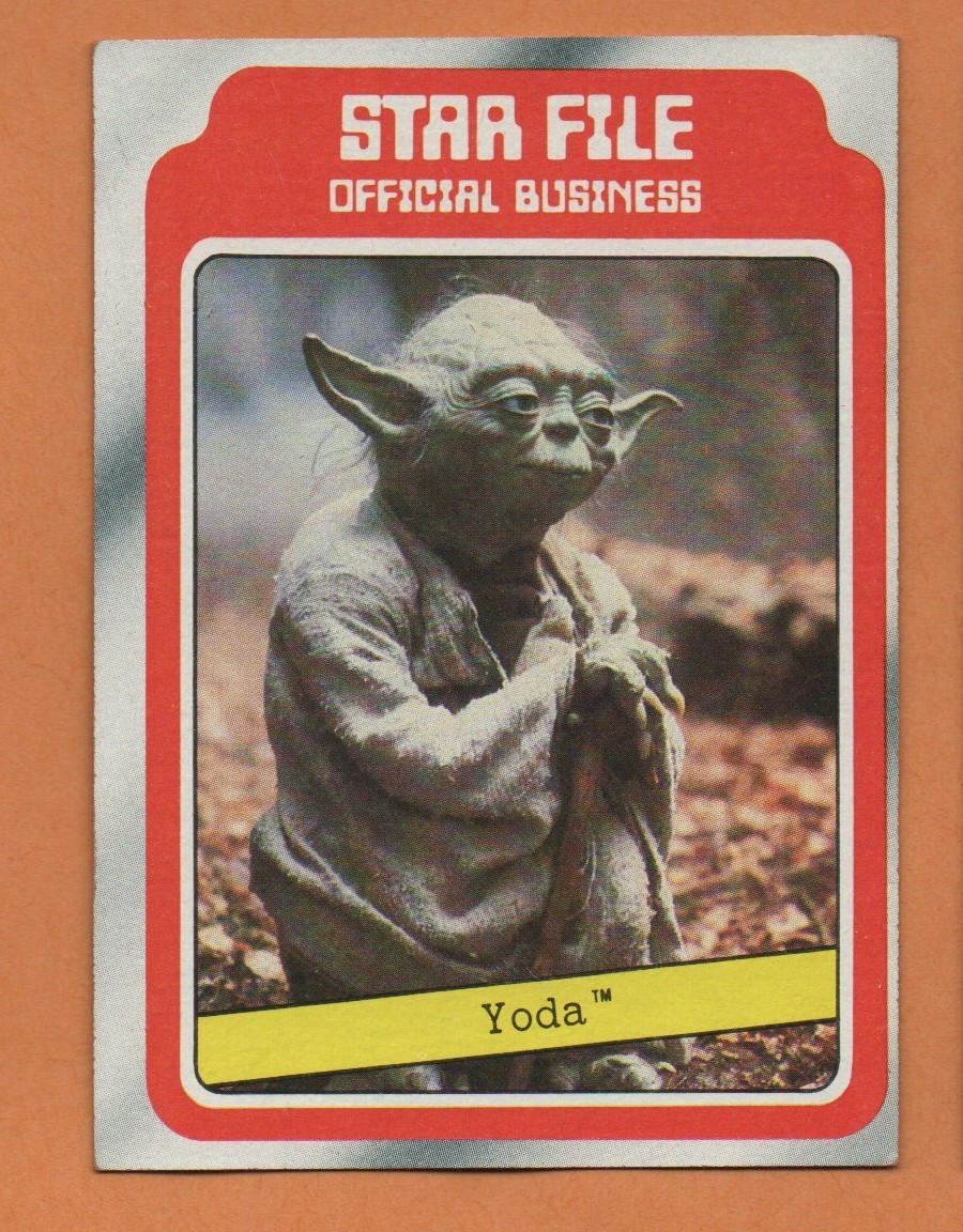 1980 Topps Star Wars Empire Strikes Back #9 Yoda Ex/Ex+