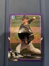 Zack Burdi 2018 Bowman Chrome Purple Shimmer Refractor /250 Chicago White Sox