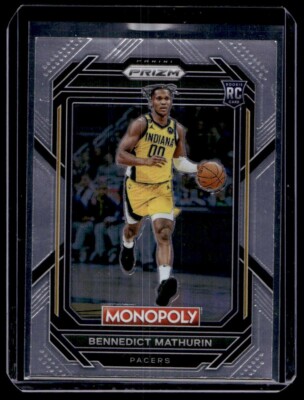 2022-23 Panini Prizm Monopoly Bennedict Mathurin RC #36 Indiana Pacers