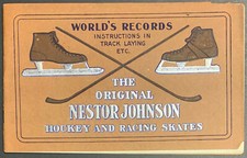 1911-1912 Nestor Johnson Hockey Skate Catalogue Hockey  Racing Vintage Booklet
