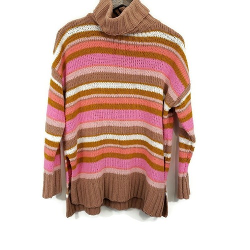 Aerie Womens Striped Soft Knit Chenille 