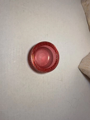 Murano Ruby Red Glass Bowl with Controlled Release of Bubbles