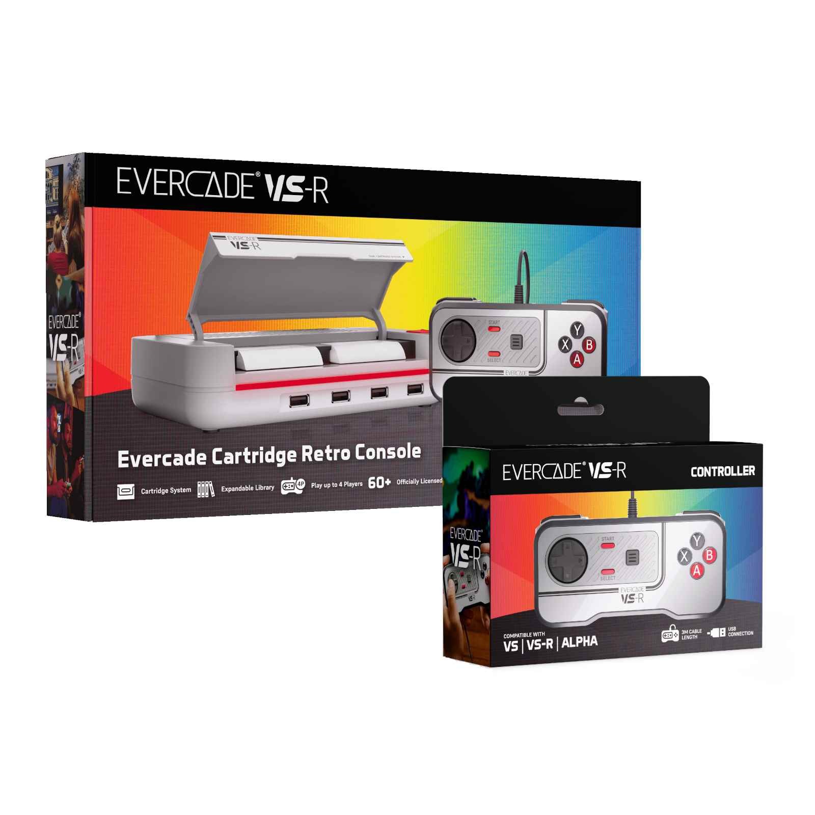Blaze Evercade VS-R Solo Retro Heimkonsole inkl. zwei Controllern NEU&OVP - Image 4