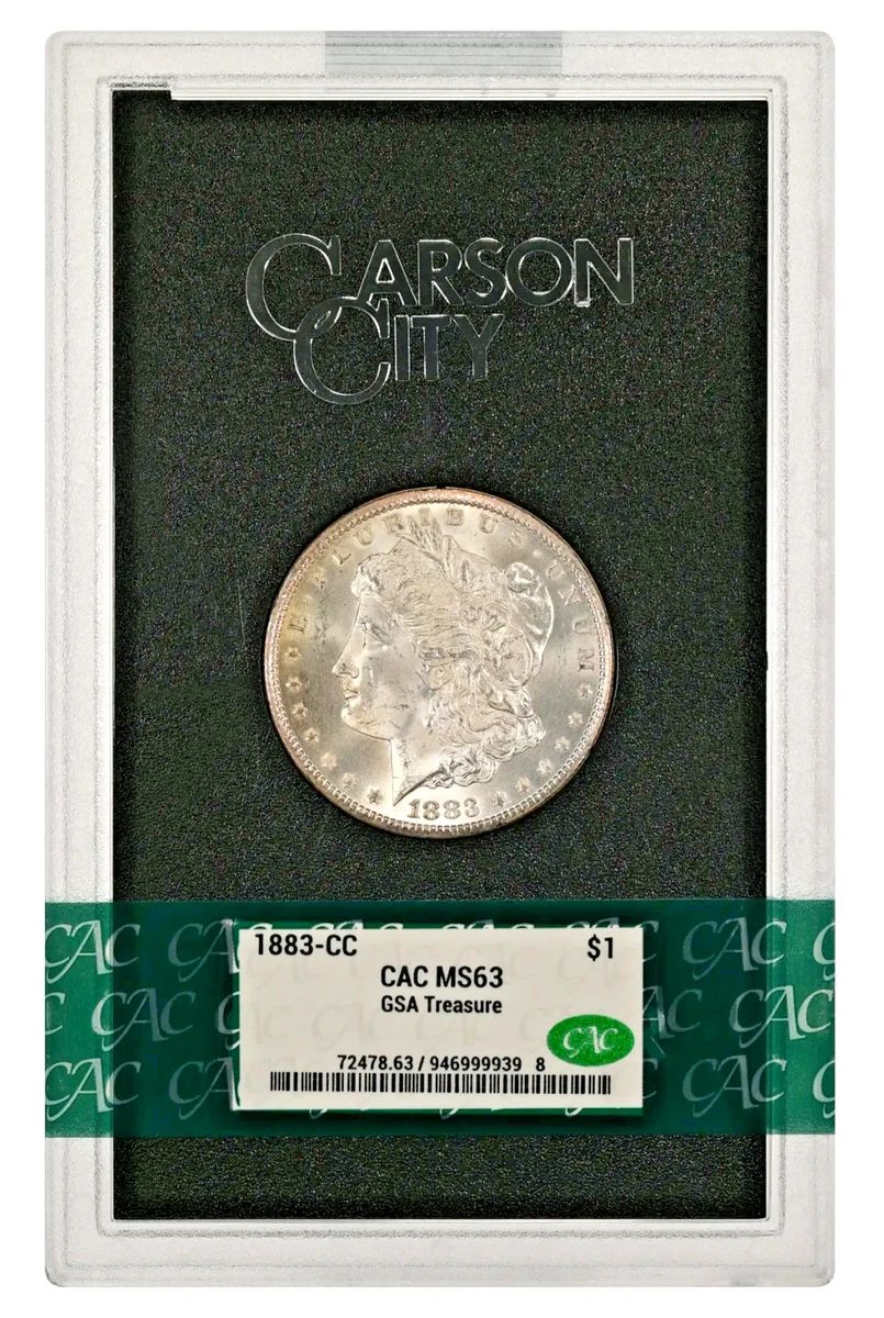 Carson City Grade MS 63 1883 Year Morgan US Dollars (1878-1921