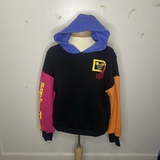 Walt Disney World parks 80s inspired colorblock Hoodie Embroidered Mickey