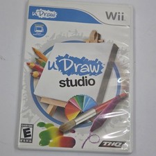 uDraw Studio Nintendo Wii Game Complete CIB Manual Included THQ Kids Art