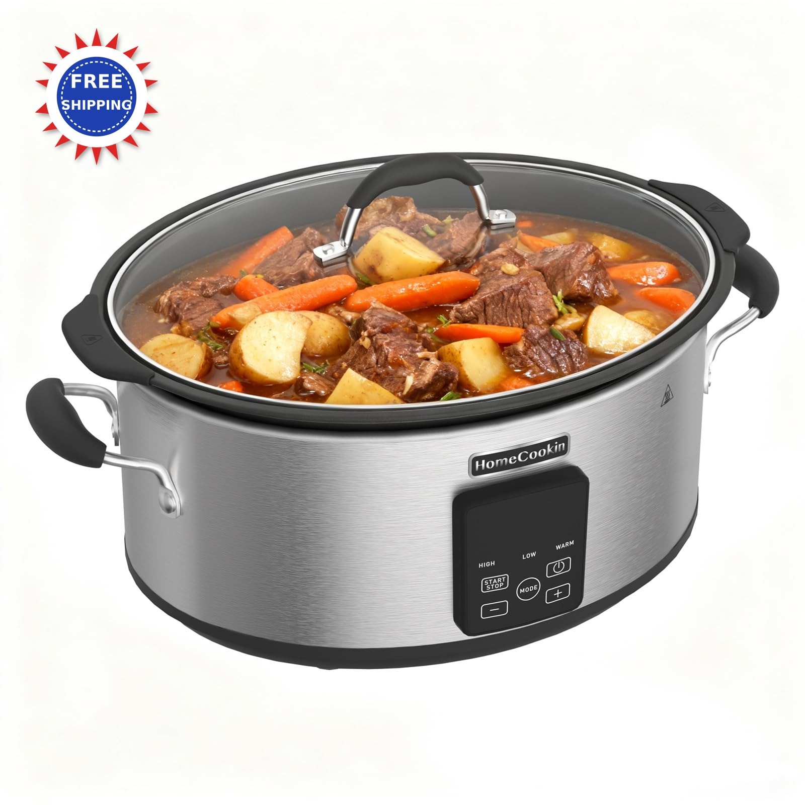 Slow Cooker Extra Large 10 Quart Digital Programmable Stainl