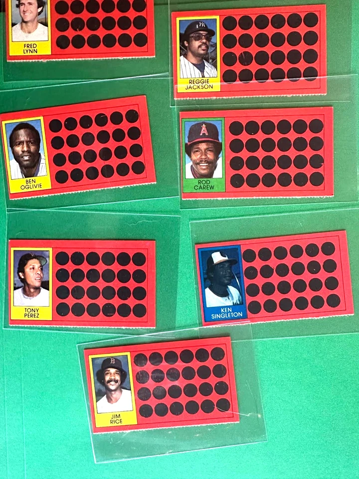 1981 Topps Baseball Scratch-Off - Reggie Jackson, George Brett, Yount y más Foto 3 de 4