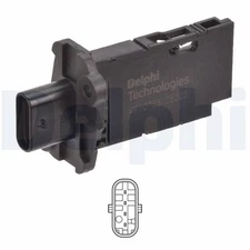 Delphi AF10738-12B1 Mass Air Flow Sensor for BMW,MINI