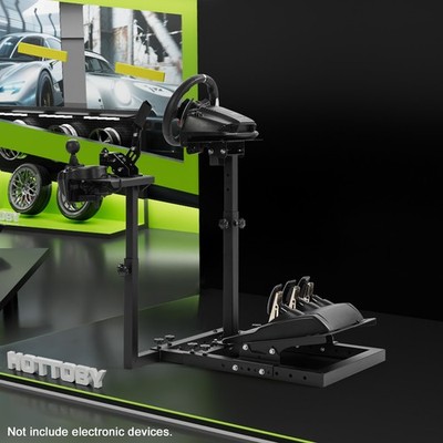 Hottoby G923 Upgrade Sim Racing Wheel Stand Adjustable Fit Logitech T150 Fanatec
