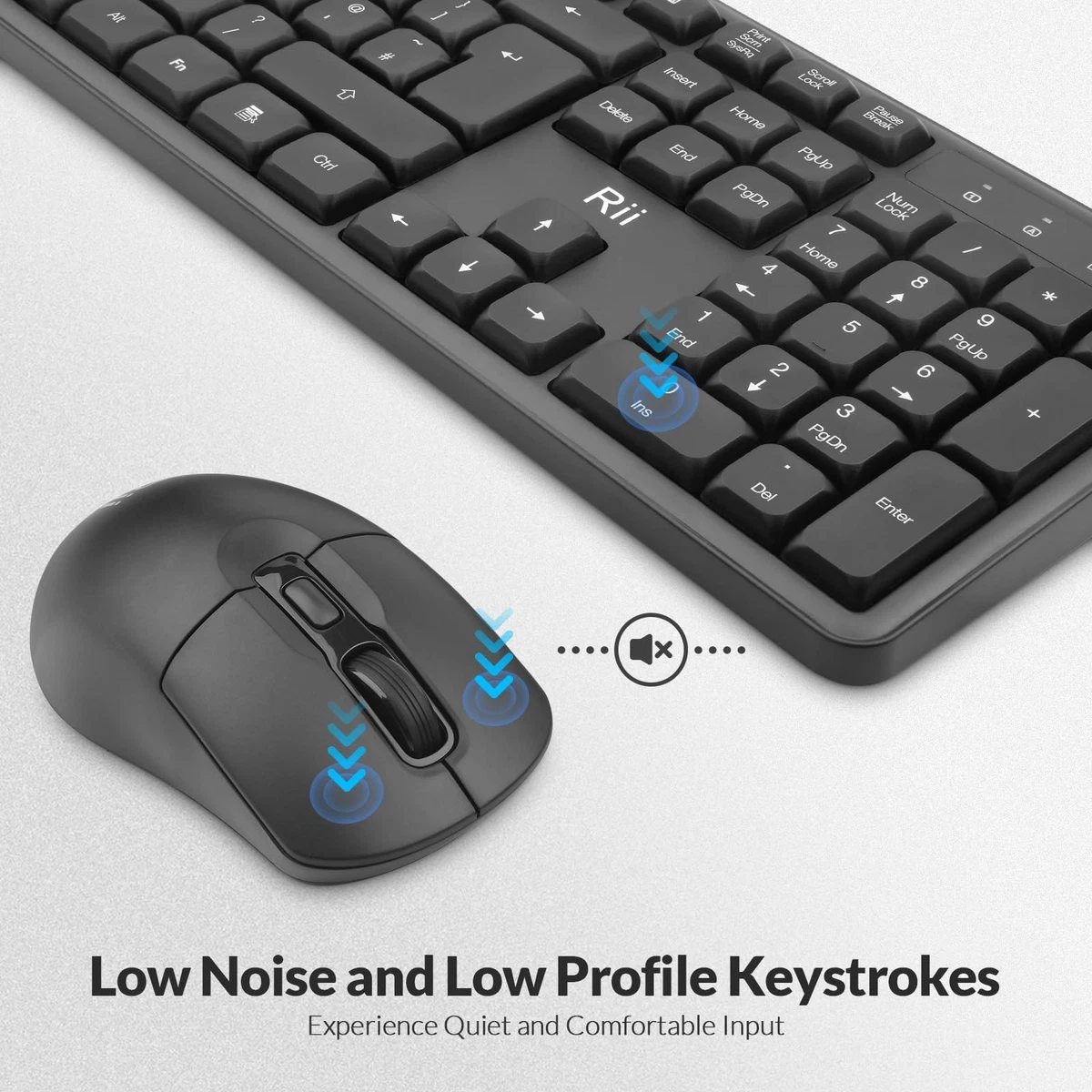 Rii Wireless Computer Keyboard & Mouse Bundles for sale | eBay