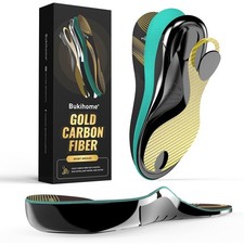 Bukihome Aerospace-Grade Carbon Fiber Insoles - Sports  Daily Use - Lightwei...