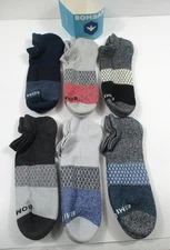 -New Bombas L Midweight 6 Pairs Ankle Socks Size Women 11-13 / Men 9.5-13