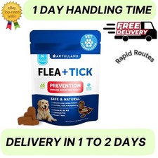 Flea and Tick Prevention for Dogs Chewables, 70 Chews Natural, All Breeds, Ages