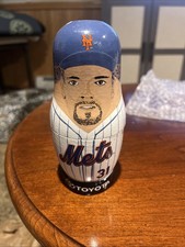 NY Mets Mike Piazza Toyota Russian Tea Nesting Dolls 2003 Shea Stadium