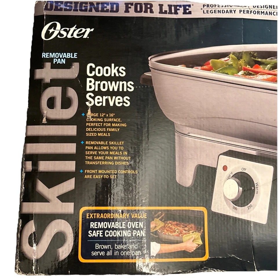 Sartén eléctrica Oster 12 pulgadas nueva stock antiguo Foto 2 de 4