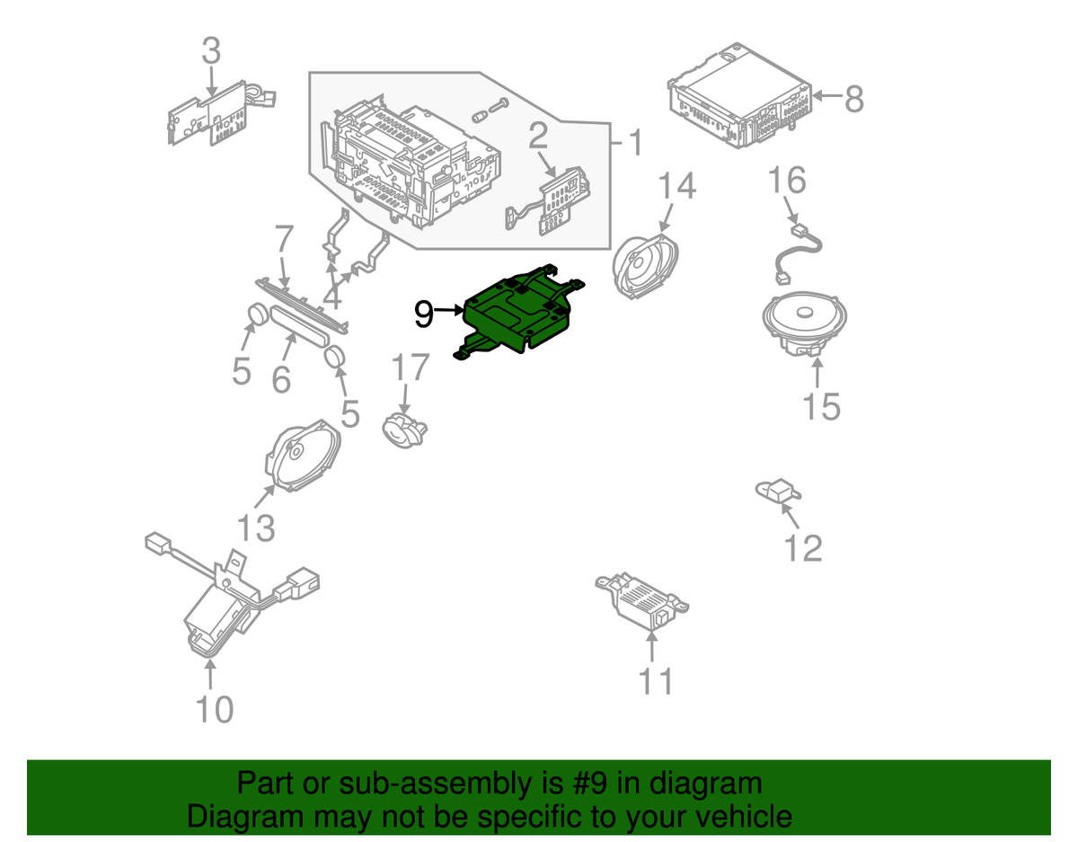 Mazda Amp Power Audio GR6L6692X for sale online | eBay