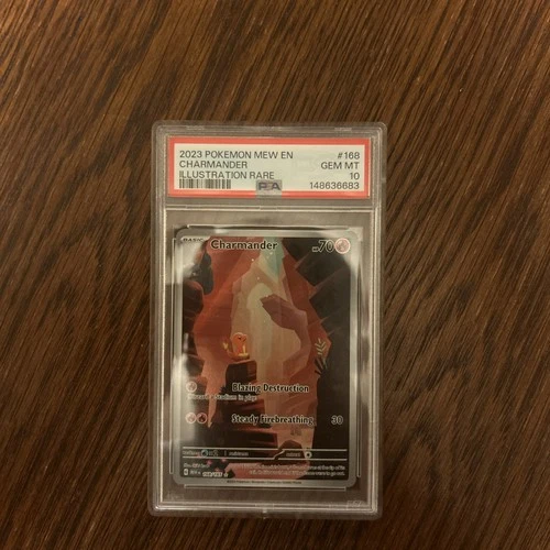 PSA 10 Charmander Pokémon Scarlet & Violet 151 Illustration Rare Holo 168/165