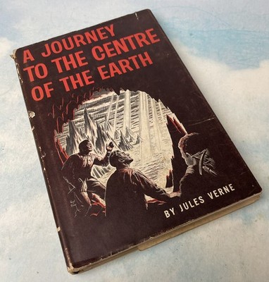 A JOURNEY TO THE CENTRE OF THE EARTH by Jules Verne 1959 Hardcover Dust Jacket
