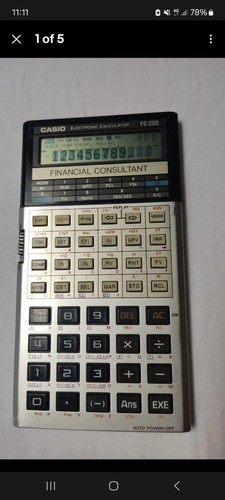8× Vintage Casio Scientific Calculators As Lot - Picture 7 of 8