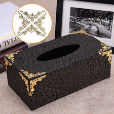 Antique Box Corner, 40Pcs Metal Corner Protectors Guard Edge Decorative Cover...