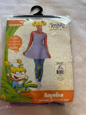 rugrats bodycon dress Women's Angelica Costume This officially licensed outfit W Denim What stars wore to Color:FRESH AIR CAROLINA BLUE